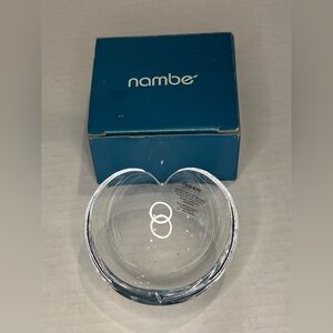 Nambe Crystal Heart Bowl new in box 4” Designer Sean O’Hara / Gorgeous